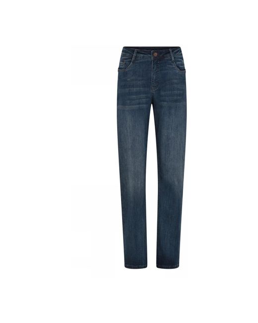 Cro Jeans ,Blauw ,Blauwe Straight Leg Jeans in het Blue