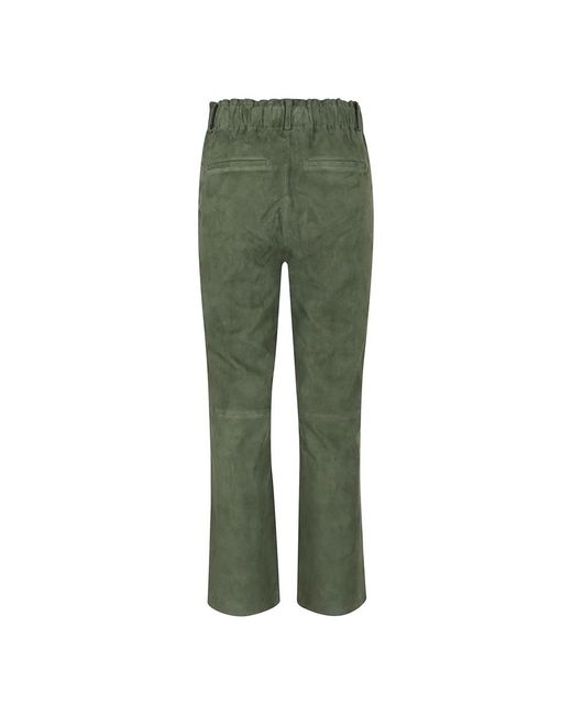 Arma Green Wide Trousers
