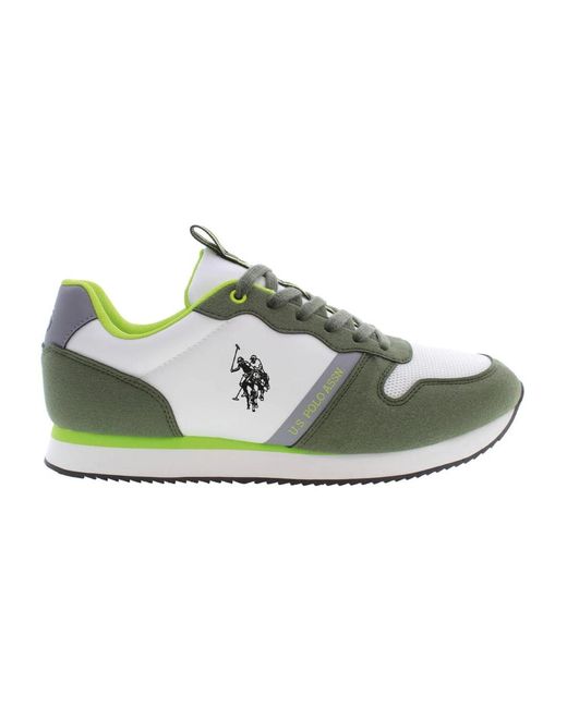 Sneakers sportive verdi uomo di U.S. POLO ASSN. in Green da Uomo