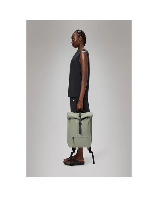 Rains Green Backpacks