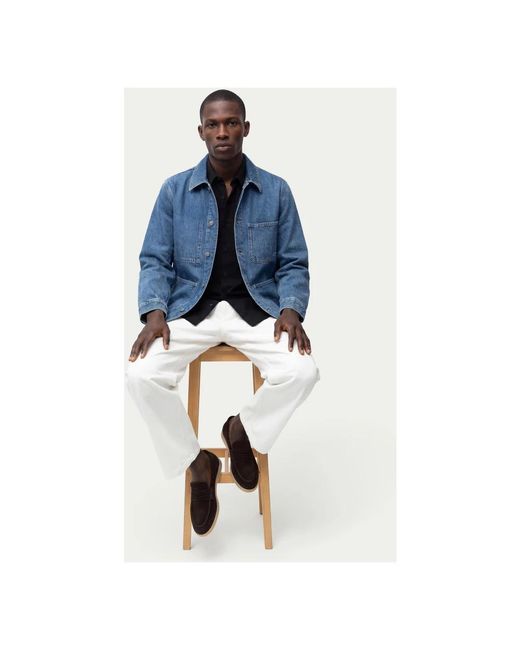 Voile Blanche Brown Loafers for men