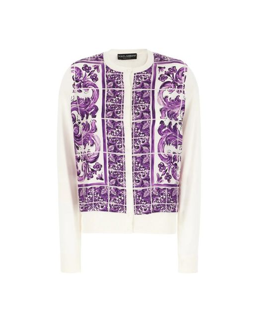 Dolce & Gabbana Purple Cardigans