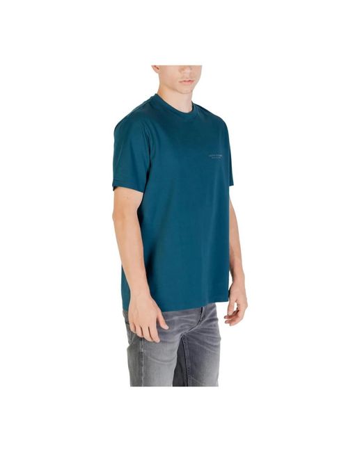 T-Shirts ARMANI EXCHANGE de hombre de color Blue
