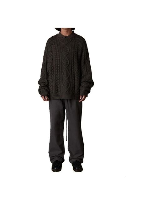 Fear Of God Black Round-Neck Knitwear for men