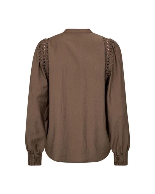 co'couture Brown Blouses