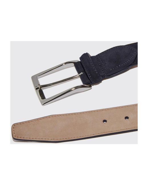 Scarosso Black Belts for men