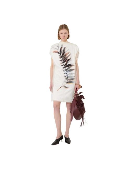 Max Mara White Short Dresses