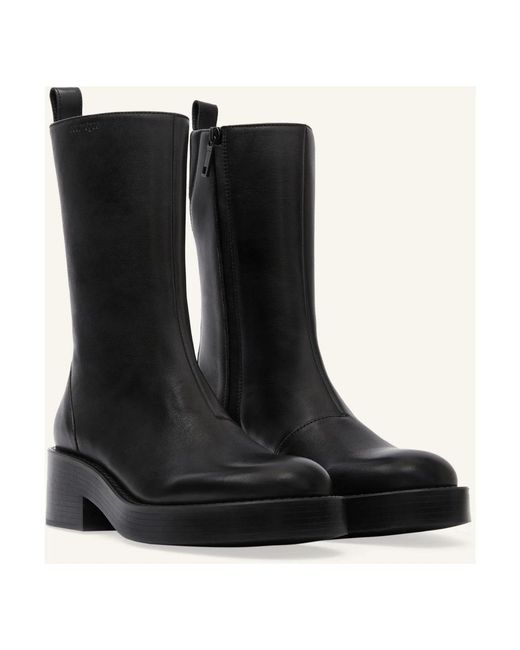 Courreges Black High Boots
