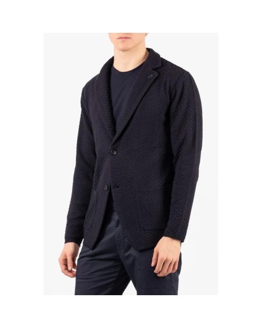 Paoloni Giacca in het Blue voor heren
