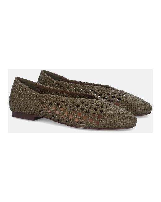 Bibi Lou Brown Ballerina Shoes