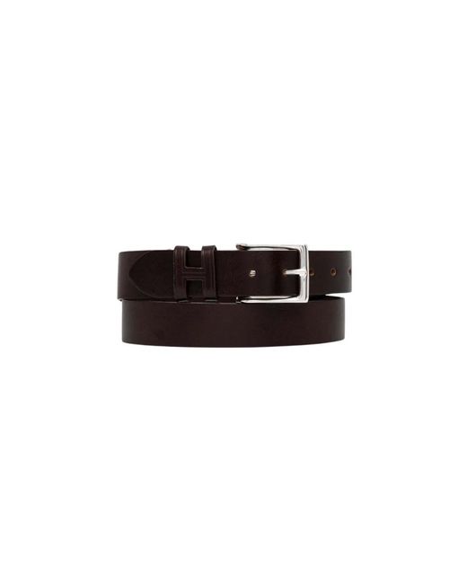 Hackett Riem in het Black voor heren