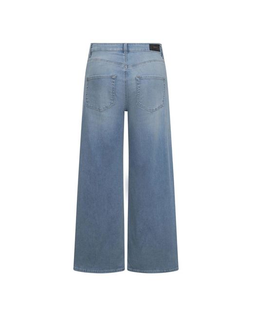 Seductive 5-Pocket Wide Jeans in het Blue