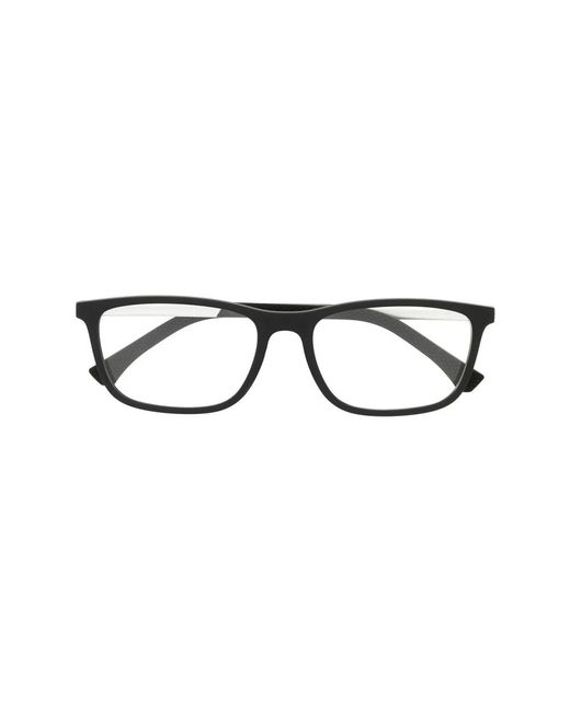 Emporio Armani Black Glasses for men