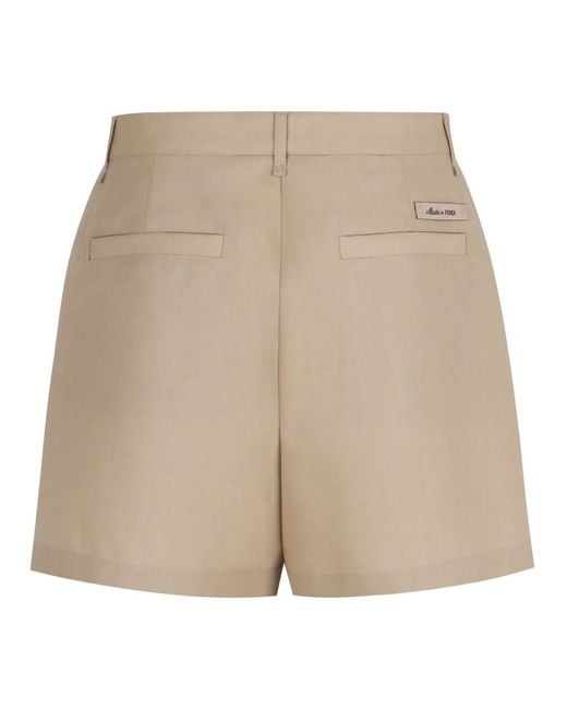 Fendi Natural Short Shorts for men