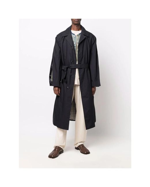 Trench Coats Maison Margiela de hombre de color Black