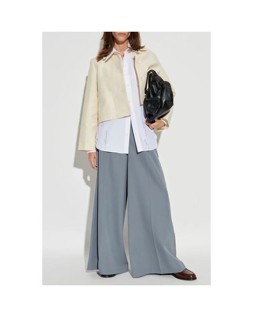 Marni Blue Wide Trousers