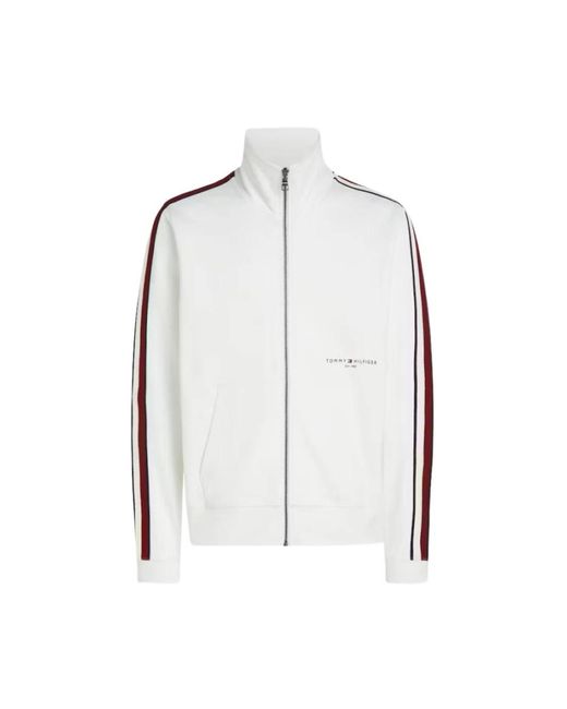 Tommy Hilfiger Hoodies & Sweatvesten ,Wit ,Stijlvolle Array Sweater in het White voor heren