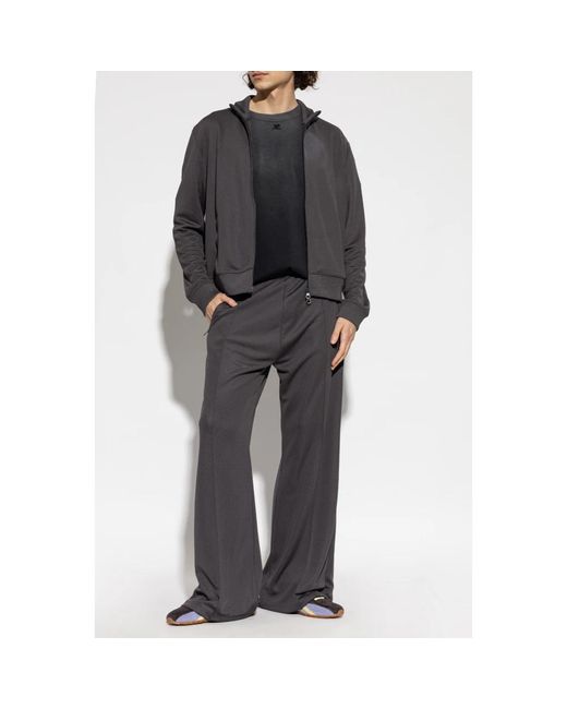 Courreges Black T-Shirts for men