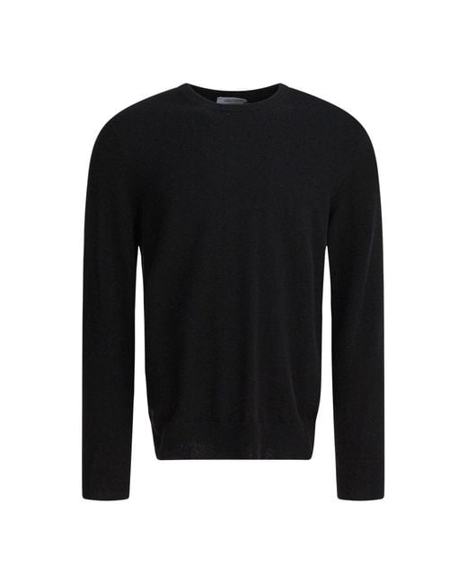 Alexander McQueen Zwarte Gebreide Trui Ronde Hals Sweater Aw25 in het Black voor heren