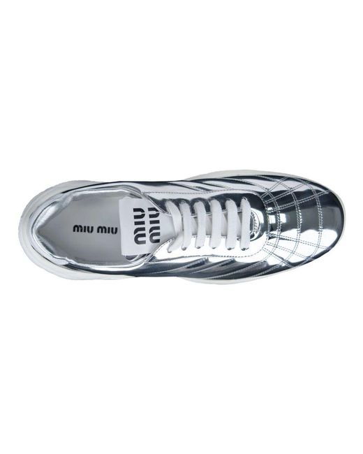 Miu Miu Blue Sneakers