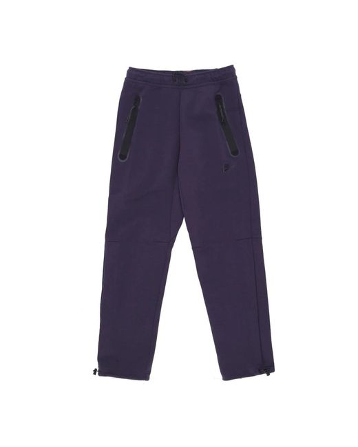 Nike Blue Straight Trousers for men