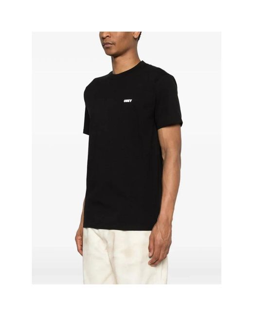 Obey Black T-Shirts for men