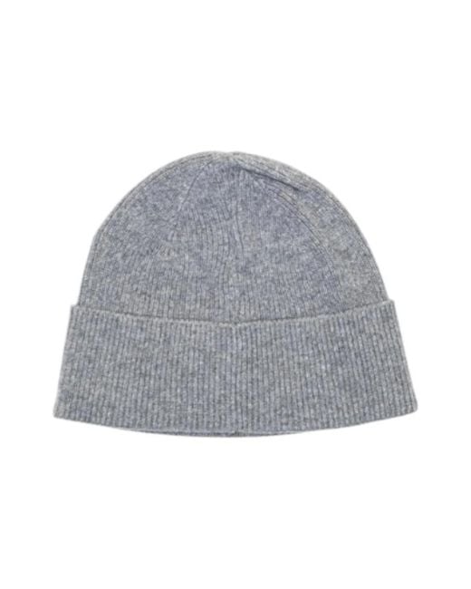 Boss Gebreide Muts Met Print in het Gray voor heren