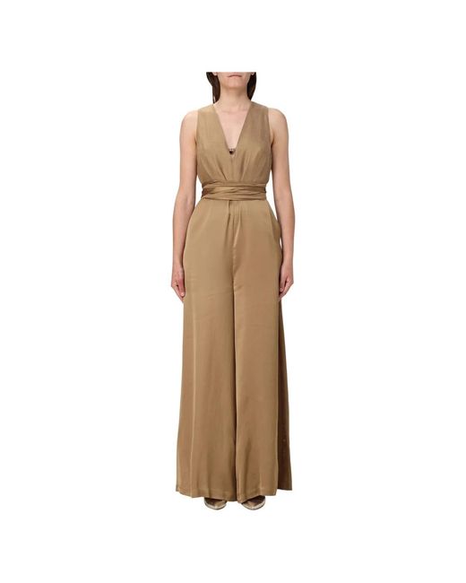 Twinset Jumpsuits in het Natural
