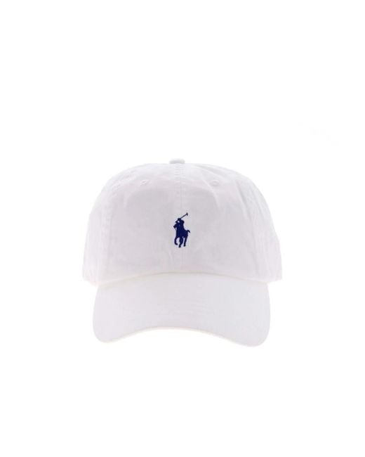 Polo Ralph Lauren White Caps for men