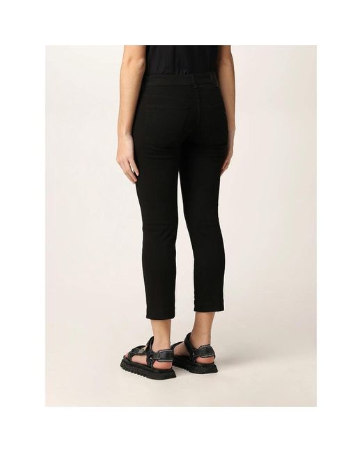 Dondup Black Cropped Jeans