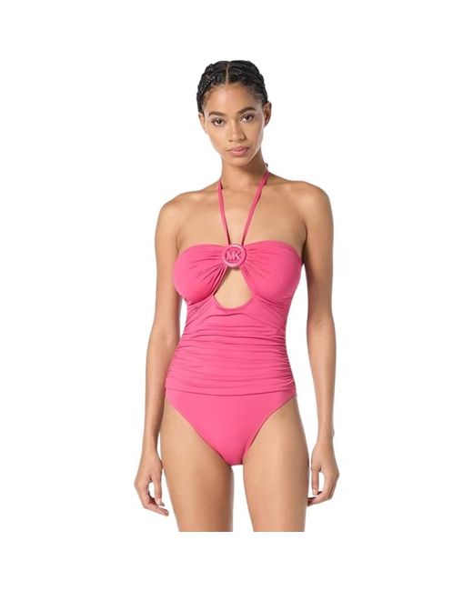 One-Piece Michael Kors de color Pink