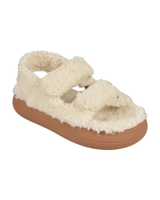 Moon Boot Natural Flat Sandals