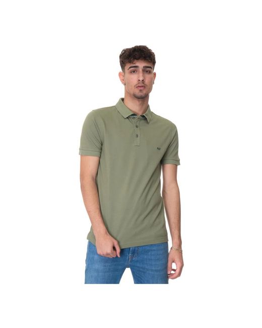 Fay Green Polo Shirts for men