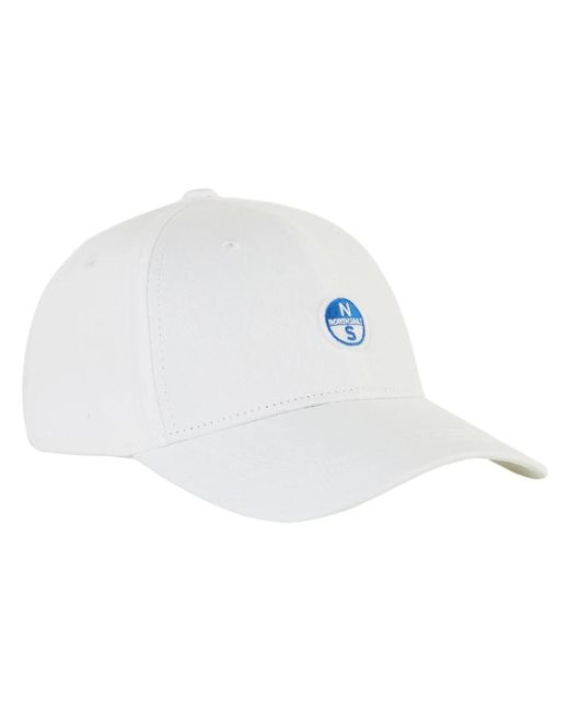 North Sails Bio-Baumwolle Baseball Trucker Cap Weiß in White für Herren