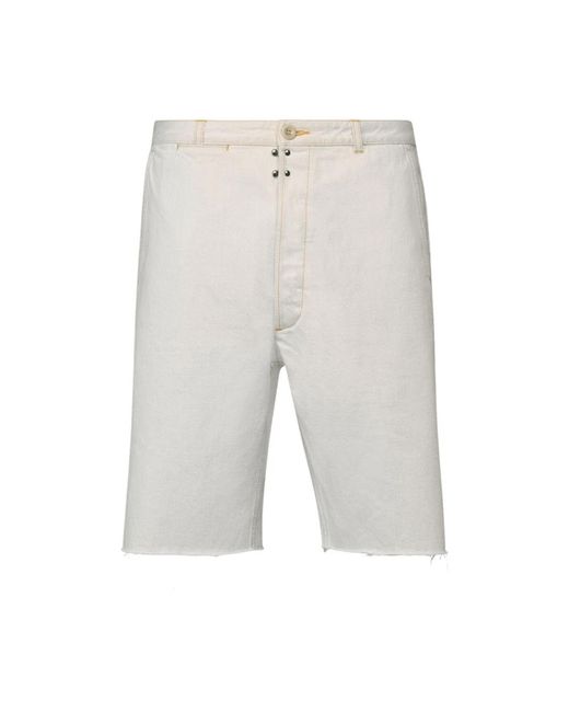 Denim Shorts Maison Margiela de hombre de color Gray