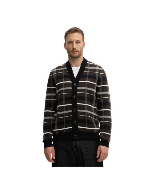 Cardigans Barbour de hombre de color Black