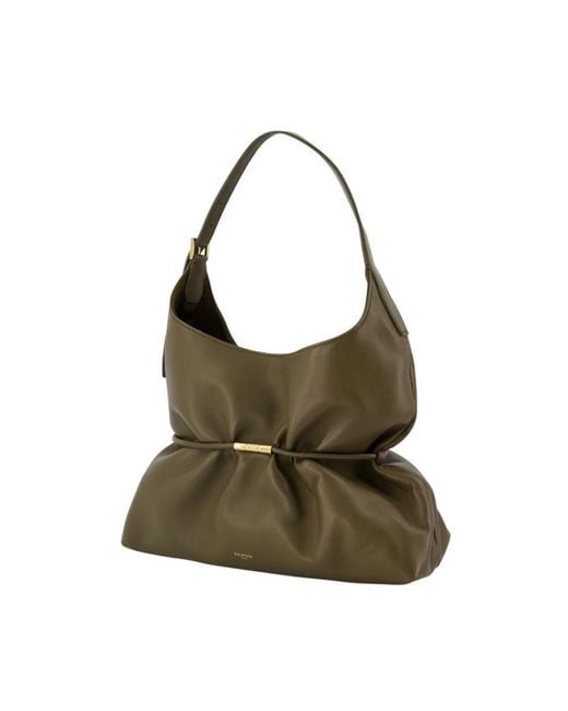 Balmain Green Sphynx Medium Bag