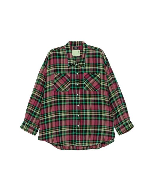R13 Green Casual Shirts for men