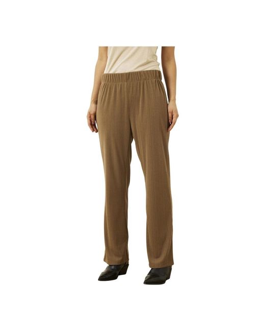 iN FRONT Natural Straight Trousers