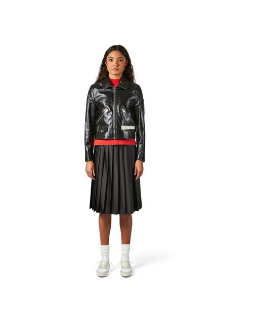Philippe Model Black Leather Jackets
