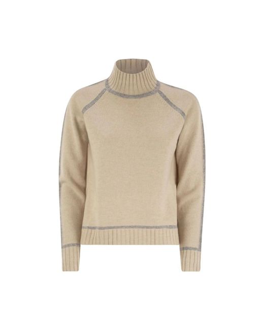Turtlenecks Max Mara de color Natural