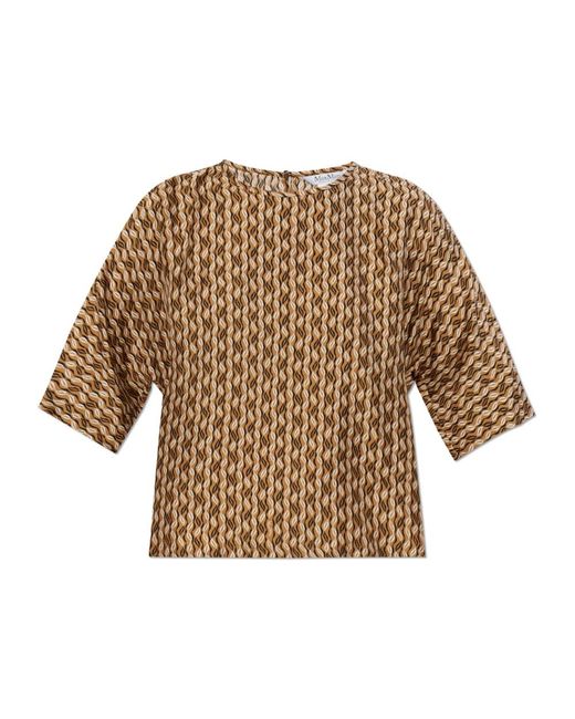 Blouses Max Mara en coloris Brown