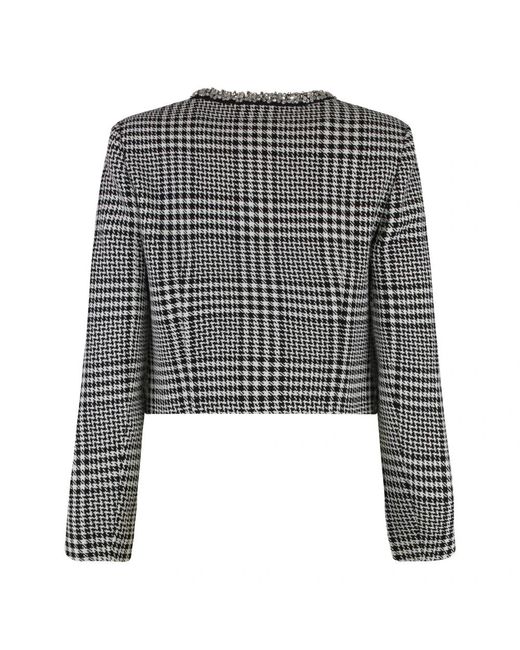 Tweed Jackets Self-Portrait de color Black