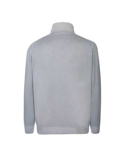 Dell'Oglio Gray Turtlenecks for men