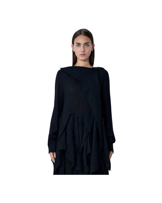 Yohji Yamamoto Blue Blouses