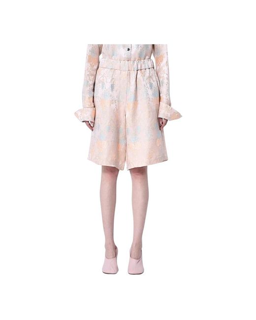 Casual Shorts Dries Van Noten en coloris Pink