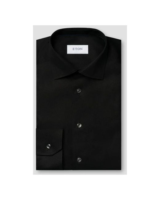Casual Shirts di Eton of Sweden in Black da Uomo