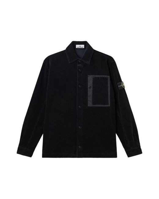 Stone Island Black Light Jackets for men
