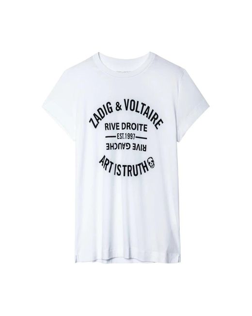 T-Shirt Walk Blason Zadig & Voltaire en coloris White