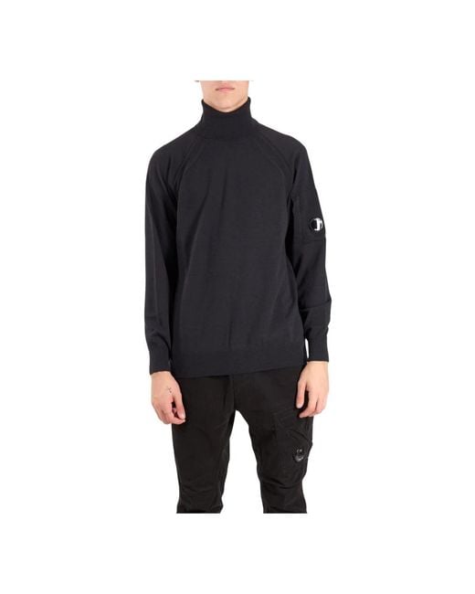 C P Company Black Turtlenecks for men